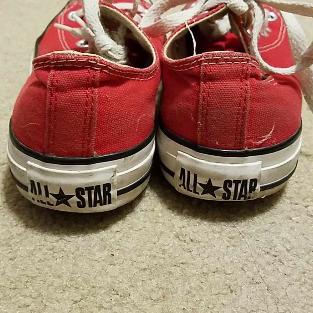 Red Converse - Picture 3 of 4